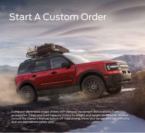 Start a custom order | Mark McLarty Ford in North Little Rock AR